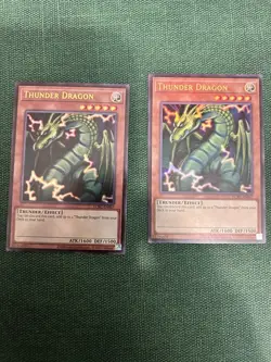 Yu-Gi-Oh! Thunder Dragon LCKC-EN067 Legendary Collection Kaiba - Image 1