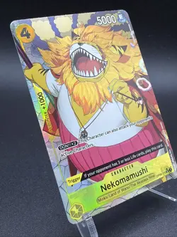• Nekomamushi • OP06-110 Full Art Holo Premium Booster One Piece TCG NM - Image 2