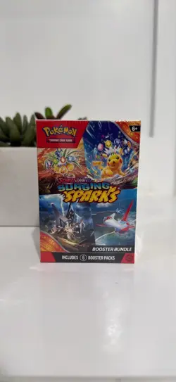 New Sealed Pokemon TCG Scarlet & Violet Surging Sparks Booster Bundle 6 packs - Image 1