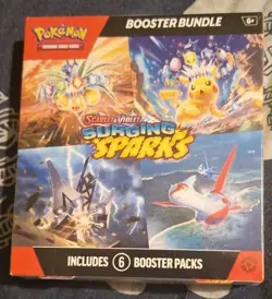 Pokemon TCG Scarlet & Violet Surging Sparks Booster Bundle 6 Packs - New Sealed - Image 1