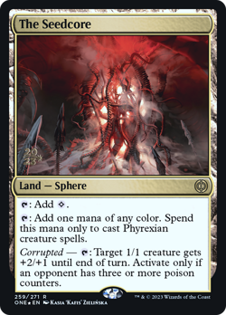 The Seedcore (Prerelease) FOIL Phyrexia: All Will Be One PLD Rare CARD ABUGames - Image 1