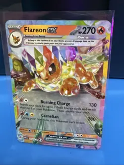 Flareon ex 14/131 Prismatic Evolutions - Double Rare Pokemon Card - NM/Mint - Image 1