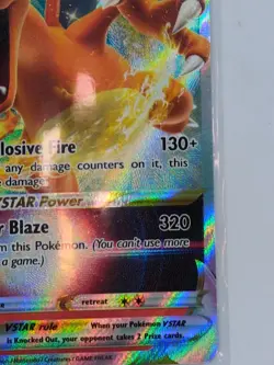 Pokemon TCG Charizard VSTAR Holo Ultra Rare Card Brilliant Stars 18/172 - Image 3
