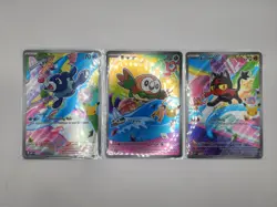 Pokemon TCG Popplio, Rowlet, Litten Basic Holo Lot, MEP, 2026, English, 3 Cards - Image 1