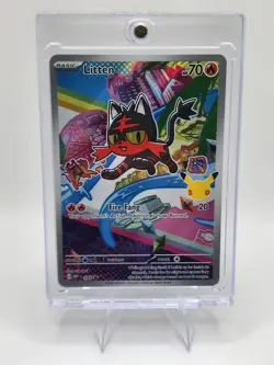 Pokemon TCG Popplio, Rowlet, Litten Basic Holo Lot, MEP, 2026, English, 3 Cards - Image 4