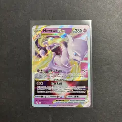 Pokemon Go Mewtwo VSTAR Holo Ultra Rare TCG Card 031/078 - Image 1