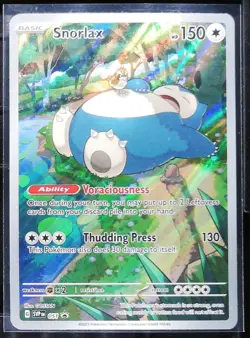 2023 Pokemon Snorlax 051 Sv: Scarlet & Violet Promo Cards Black Star Holo - Image 1