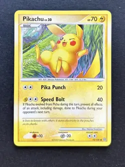 Pokemon Card Pikachu Normal LP Stormfront 70/100 - Image 1