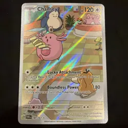 Chansey 187/167 Twilight Masquerade Illustration Rare IR Pokemon Card - Image 1