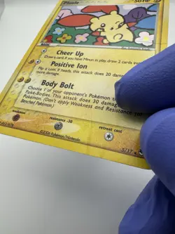 Plusle Holo Rare LP 2006 Pop Series 3 Vintage Pokemon TCG Card 5/17 HP - Image 5