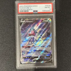 Pokemon Suicune V Ultra Rare Crown Zenith GG38/GG70 Galarian Gallery Holo PSA 8 - Image 1