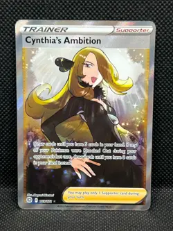 Pokemon Tcg Cynthia's Ambition 169/172 Brilliant Stars Full Art - Image 1
