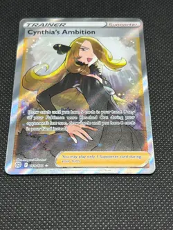 Pokemon Tcg Cynthia's Ambition 169/172 Brilliant Stars Full Art - Image 2