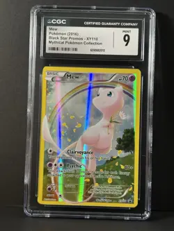 CGC 9 MINT Mew XY110 - Mythical Pokemon Collection Black Star Promo 2016 - Image 2