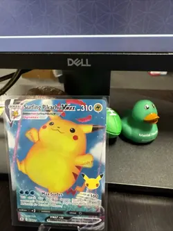 Surfing Pikachu Vmax 9/25 Pokemon Celebrations TCG Free Ship - Image 4