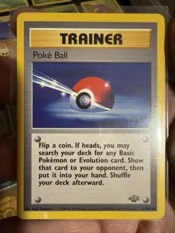 Pokemon Poke Ball Base Set 1st Edition Trainer Common 64/64 1999 - Image 1