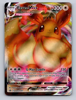 EEVEE VMAX SWSH087 HOLO P SWORD & SHIELD PROMO POKEMON NM - Image 1
