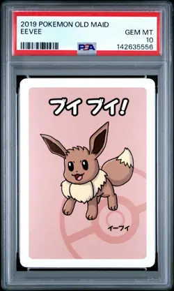 2019 POKEMON OLD MAID EEVEE PSA 10 - Image 1