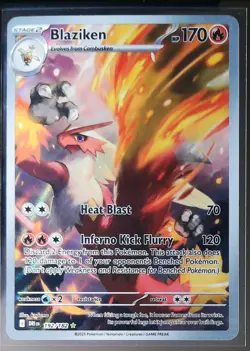 2025 Pokemon Blaziken 192/182 Sv10: Destined Rivals Holo - Image 1