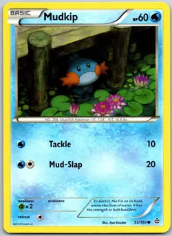 Mudkip 33/160 Common Primal Clash LP - Image 1