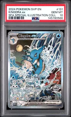 KINGDRA EX Scarlet & Violet Promo Shrouded Fable #131 PSA 10 Pokemon - Image 1