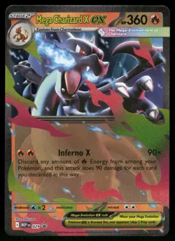 Mega Charizard X ex - 029 029 Holo ME: Mega Evolution Promo Pokemon Holo NM - Image 1