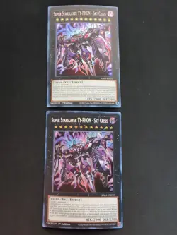 2X Yugioh! TCG - Super Starslayer TY-PHON - Sky Crisis - Secret Rare RA04-EN072 - Image 1