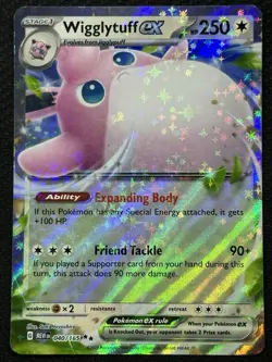 Pokemon Wigglytuff ex 040/165 Sv: Scarlet & Violet 151 Double Rare Holo 250HP - Image 1
