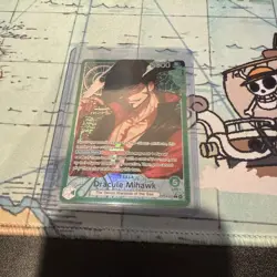 One Piece - Dracule Mihawk - (Alt Art) - Leader - OP14-020 The Azure Sea's Seven - Image 2
