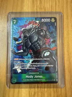 One Piece Hody Jones OP06-035 SR Alt Art PRB-01 - Near Mint - Image 1