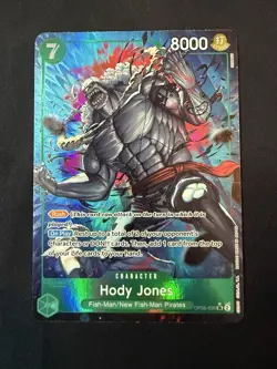 One Piece Hody Jones OP06-035 SR Alt Art PRB-01 - Near Mint - Image 5