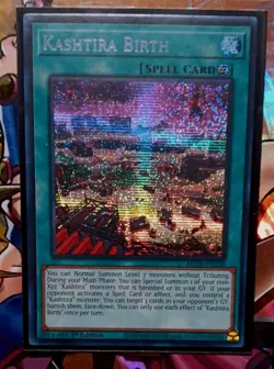 Yugioh Kashtira Birth Prismatic Secret MP23-EN200 1st Near Mint - Image 1