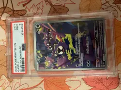 Gastly Illustration Rare Card 177/162 Pokemon Temporal Forces PSA 9 - Image 1