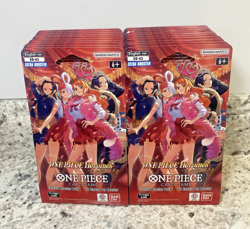 One Piece Card Game EB-03 Heroines Sleeved Booster Pack Lot of 20 Sealed - Image 1