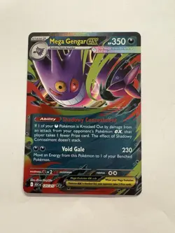 Mega Gengar EX Double Rare Ascended Heroes Pokemon Card 125/217 - Image 1