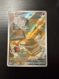 Pokemon Card TCG: Espurr 095/088 2026 Perfect Order Illustration Rare (IR) - NM - Image 1