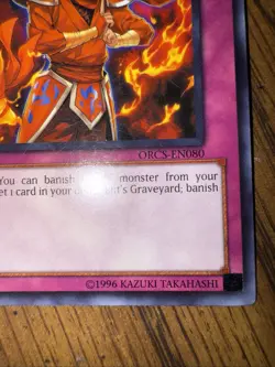 Sealing Ceremony of Katon 1st Ed. YuGiOh Order Chaos #ORCS-EN080 - Image 3