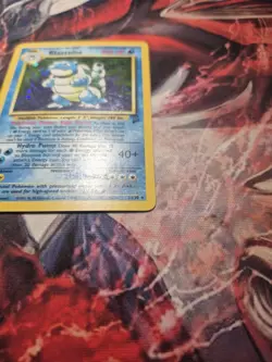 Blastoise 2/130 SWIRL Base Set 2 WOTC Pokemon Card Holo Foil Rare LP/MP - Image 5