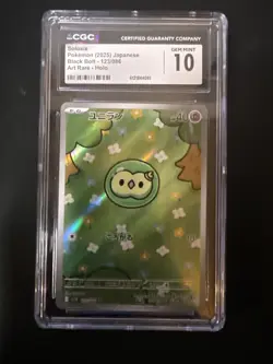 ✨✨ CGC 10 Solosis 123/086 AR Art Rare Black Bolt sv11B Pokemon Card - Image 2