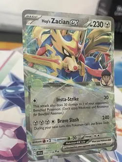 Hop's Zacian EX 111/159 Journey Together Pokemon TCG Fresh Pull 🚀🚀🚀🚀 - Image 3