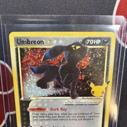 Pokemon Umbreon Star 17/17 Celebrations Classic Collection Holo 2007 70 HP - Image 2
