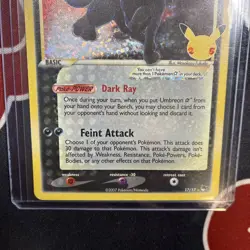 Pokemon Umbreon Star 17/17 Celebrations Classic Collection Holo 2007 70 HP - Image 3