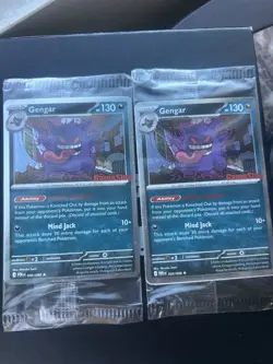 Pokemon Gengar GameStop Promo Stamped Card English SEALED X2 - Image 2