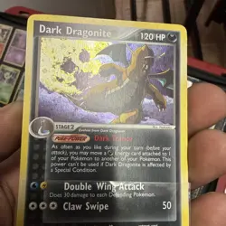 2004 Pokemon Dark Dragonite 15/109 EX Team Rocket Returns Holo MP - Image 2