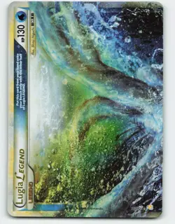 2010 Pokemon, HeartGold SoulSilver, #113/123 Lugia Legend (Top), Holo Ultra Rare - Image 1