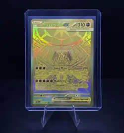 Pokemon Perfect Order Mega Zygarde EX Gold Mega Hyper Rare 124/88 - Image 1