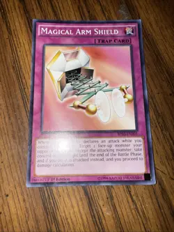 Yugioh Magical Arm Shield TP8-EN001 Light Play - Image 1