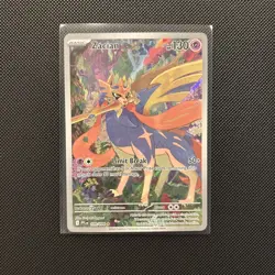 Zacian 100/094 Illustration Rare Pokemon Phantasmal Flames - Image 1