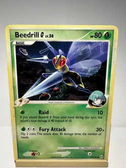 Beedrill G 53/99 Common Arceus Pokemon Moderately Played - Image 1