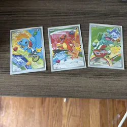 Pokemon TCG First Partner Illustration Collection Series 1 Kanto GEN 1 Set - Image 1